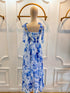 Summer Floral Print Sleeveless Straps Sundresses